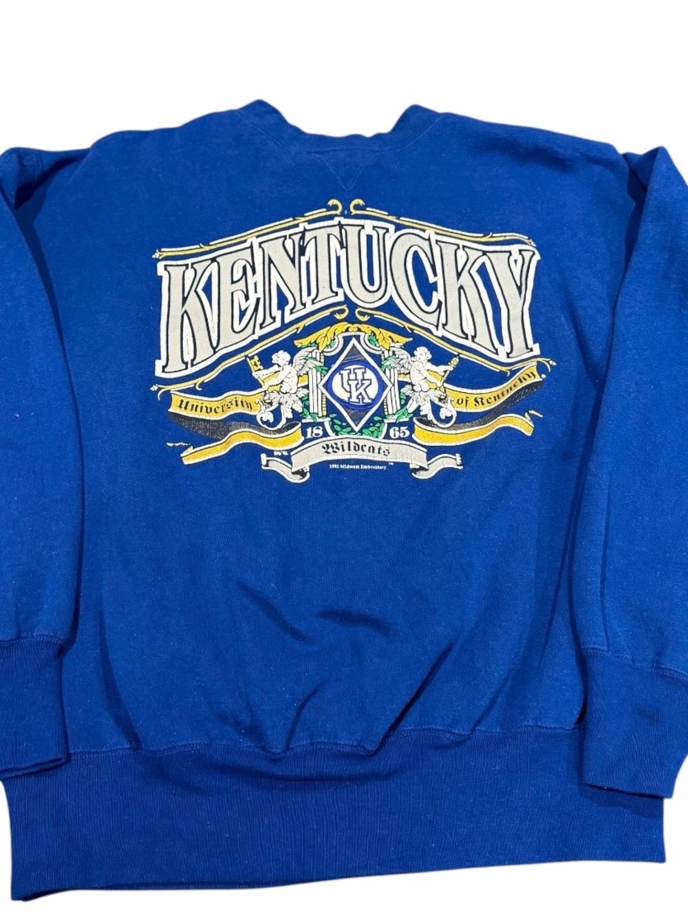 Vintage U of Kentucky men’s Large crewneck sweatshirt blue 90s Midwest